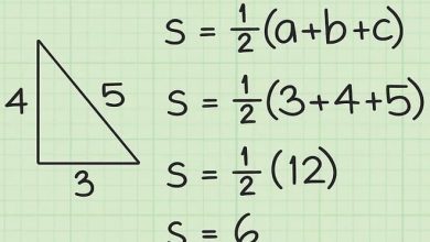 Công thức tính diện tích tam giác lớp 5